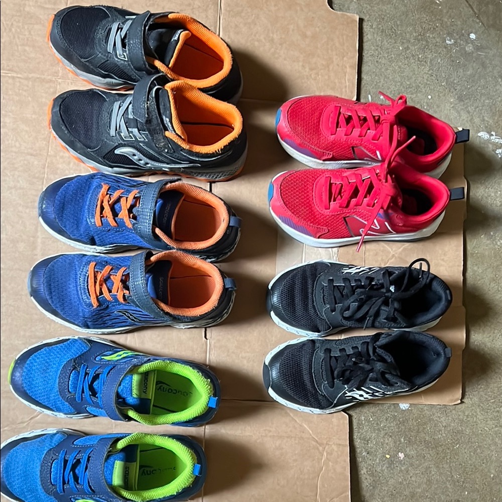 Saucony kids shoes (5 pair lot)